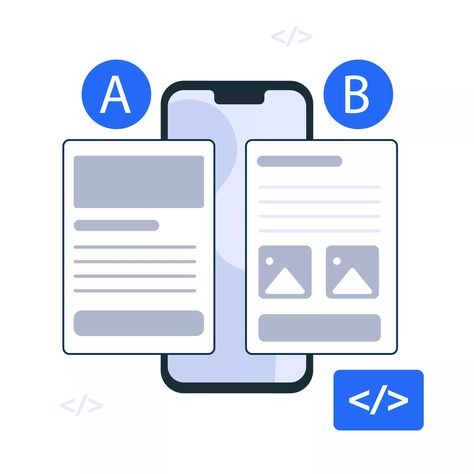 What is A/B Split Testing? A/b Testing, Beauty Landing Page, Ecommerce Landing Page, Mobile App Landing Page, Landing Page Ui Design, Landing Zone, Landing Page Ui, E Commerce Design, Website Optimization