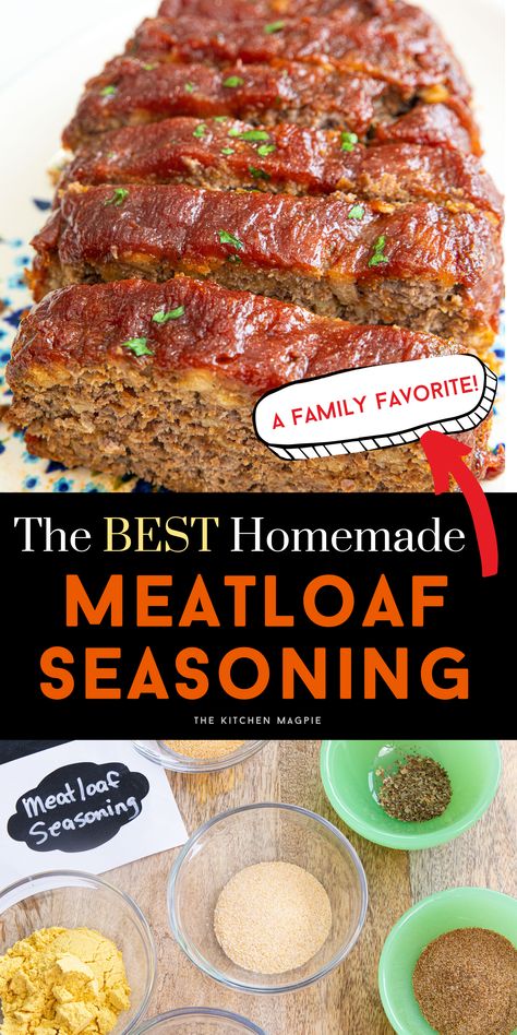 Homemade Meatloaf Seasoning, Mccormick Meatloaf Seasoning, Meatloaf Seasoning Recipe, Basic Meatloaf Recipe, Stove Top Stuffing Meatloaf, Basic Meatloaf, Meatloaf Seasoning, Homemade Seasoning Salt, The Best Meatloaf