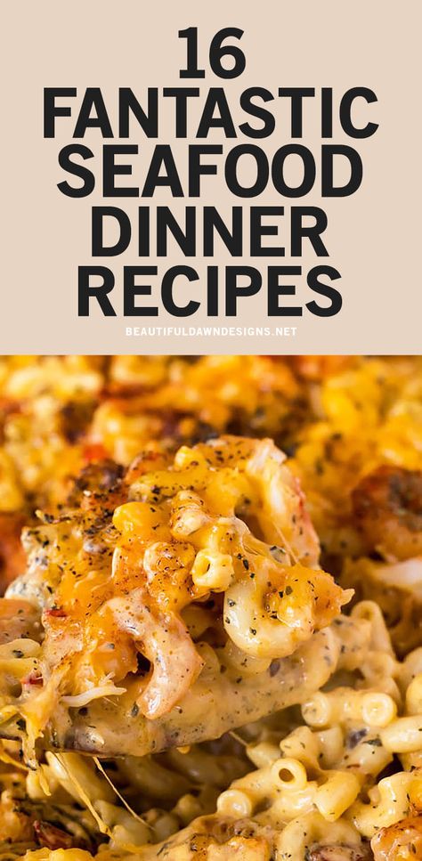 Crab Shrimp Recipes, Lobster Crab And Shrimp Mac And Cheese, Southern Seafood Recipes, Crab And Shrimp Recipes, Shrimp And Crab Recipes, Seafood Recipes For Dinner, Seafood Dinner Ideas, Crab And Shrimp Recipe, Crab Bake