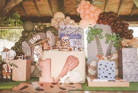 Flintstone Theme, Flintstones Party, Fruit Birthday Party, Toy Story Party Decorations, First Birthday Photography, 1st Birthday Girl Decorations, Gender Reveal Party Theme, Boys First Birthday Party Ideas, Fruit Birthday