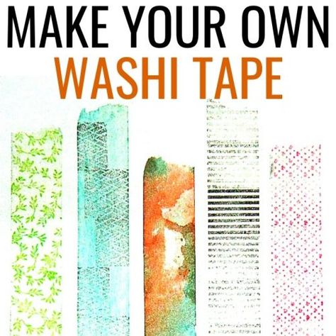 Washi Tape Uses, Diy Washi Tape, Washi Tape Projects, Journal Tutorials, Journal Techniques, Book Craft, Tape Projects, Mixed Media Art Tutorials, Washi Tape Crafts