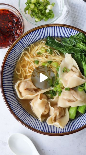 Christie Lai on Instagram: "Wonton Noodle Soup 📝 Recipe link in my profile or google ‘christie at home wonton noodle soup’ Bouncy egg noodles in a homemade flavourful chicken broth with the juicy pork shrimp wontons! The ultimate comforting noodle soup you’ll ever need. If you don’t want to make the wontons from scratch feel free to sub with any dumplings you enjoy. #recipe #recipeoftheday #recipes #recipeshare #easyrecipes #newrecipe #asianeats #asiancooking #asianfoodlover #asianfoodie #asianfoodporn #asianfood #Asianfoods #asianrecipes #asiancuisine #asiancooking #asianfoodrecipes #chinesecooking #chinesefoods #chinesefood #cantonesefood #chinesecuisine #chineserecipe #noodlesoup #noodles #noodle #wonton #wontonsoup #wontons #wontonnoodles" Wonton Egg Noodle Soup, Shrimp Wontons, Bouncy Egg, Wonton Noodle Soup, Shrimp Wonton, Wonton Noodles, Cantonese Food, Wonton Recipes, Noodle Soup Recipes