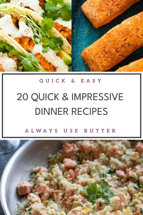 Explore a curated collection of impressive dinner recipes that are perfect for any occasion. From easy but impressive dinner ideas to show-stopping mains for your next dinner party, these recipes will elevate your mealtime experience. Whether you're a seasoned chef or a novice cook, you'll find inspiration and guidance to create delicious meals that are sure to impress your family and friends. Elevate your dining experience with these tried-and-true impressive dinner recipes! Meal Ideas To Impress, Entree For Dinner Party, Dinner Inspiration Main Dishes, Complete Meal Ideas Dinners, New Different Dinner Ideas, Main Dinner Dish Ideas, Impressive Meals For Two, Simple Impressive Dinners, Dinner Ideas For Group Of People