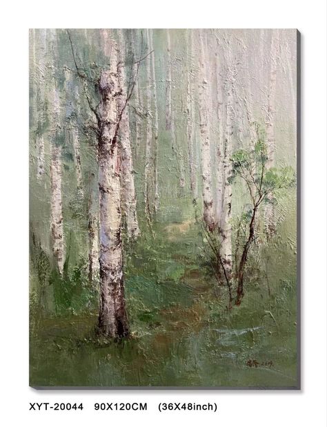 Oil Painting Trees Forests, Paintings Of Forests, Forest Tree Painting, Spring Forest Painting, Abstract Paintings Ideas, Forest Painting Ideas, Forest Art Painting, Abstract Trees Painting, Diary Ideas Creative