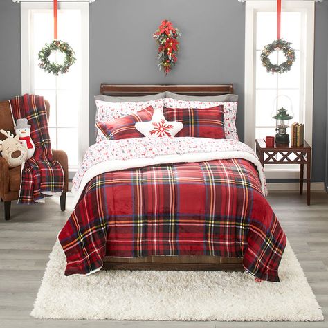 Green Plaid Bedding, Christmas Bedding Set, Plaid Bedding, Queen Blanket, Christmas Bedding, Twin Blanket, Christmas Bedroom, Duvet Cover Pattern, Cotton Blanket