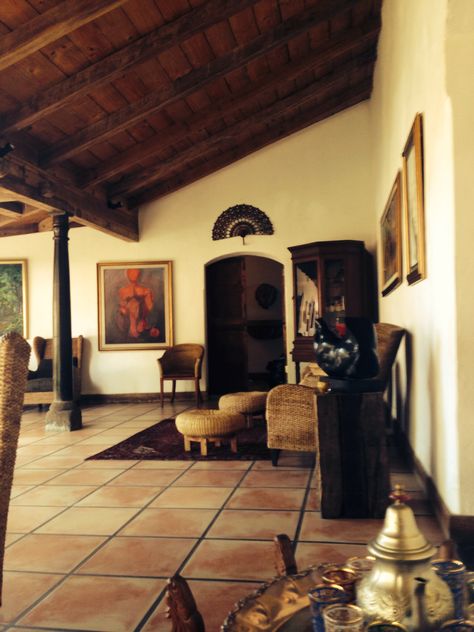 Suchitoto city in El Salvador. Los Almendros hotel. A peaceful oasis in my world. Sims Builds, My World, Oasis, Beautiful Places, Fireplace, Hotel, Building, Furniture, Home Decor