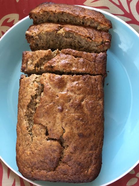 Easy Broccoli Banana Bread | Cynful Kitchen  Get your kids eating veggies with broccoli banana bread! You can't even taste or smell the broccoli. Children and husband tested and approved. Banana Bread With Veggies, Banana Bread With Hidden Veggies, Hidden Broccoli Recipes For Kids, Peanut Butter Substitute, Eating Veggies, Dinosaur Food, Kids Veggies, Veggie Recipe, Easy Broccoli