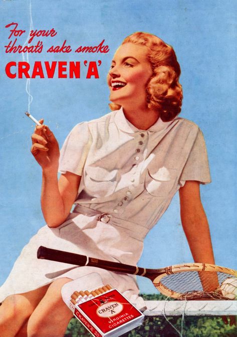 Female Tennis, Retro Ads, Old Ads, Real Vintage, Tennis Player, Picture Library, Tennis Players, Vintage Ads, Vintage Advertisements