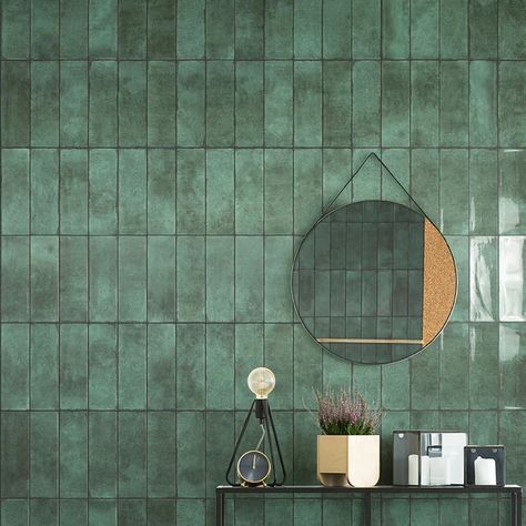 Green Metro Tiles, Forest Tile, Metro Style, Metro Tiles, Pvc Trim, Bathroom Color, Kitchen Extension, Kitchen Diner, Shower Screen