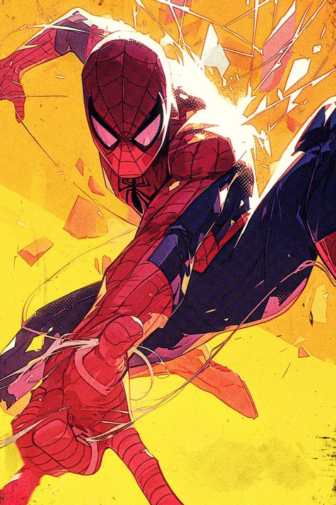 Image Spiderman, Grunge Pictures, Spectacular Spider Man, Spiderman Artwork, Spider Art, Marvel Artwork, Marvel Spiderman Art, Marvel Comic Universe, Spiderman Comic