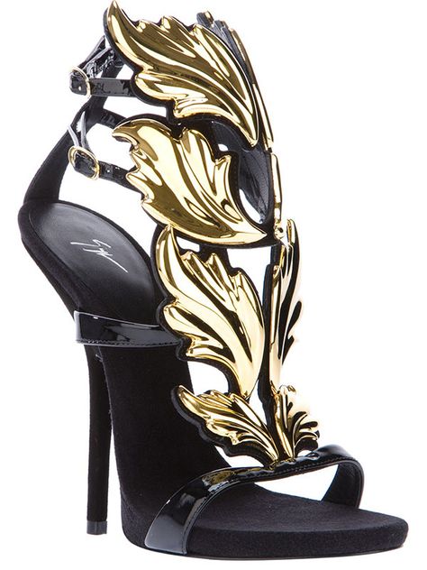 Sibling Rivalry: Kim vs. Khloe in Kanye West's "Cruel Summer" Sandals Zanotti Heels, Giuseppe Zanotti Heels, Giuseppe Zanotti Shoes, Stiletto Sandals, Kinds Of Shoes, Gorgeous Shoes, Fabulous Shoes, Crazy Shoes, Shoe Obsession