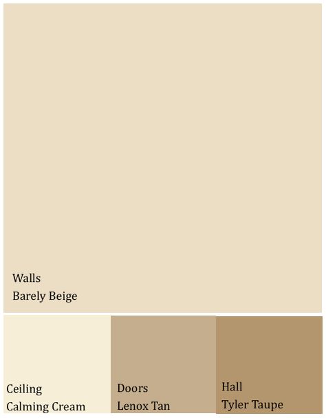 Vanilla Late Walls Color, Vanilla Latte Color Wall, Interior Wall Painting Ideas, Exterior Paint Colours, Color Recipe, Beige Paint Colors, Small Hall, Beige Paint, Paint Color Schemes