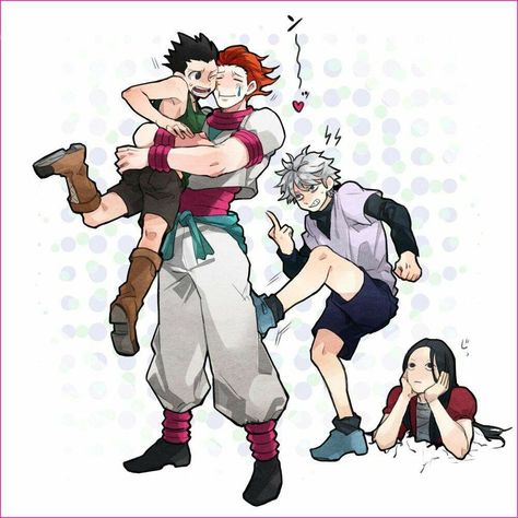 Hunterxhunter Funny, Hunterxhunter Hisoka, Gon Killua, Hxh Characters, Kushina Uzumaki, Comics Memes, Hunter Anime, Anime Crossover, 영감을 주는 캐릭터