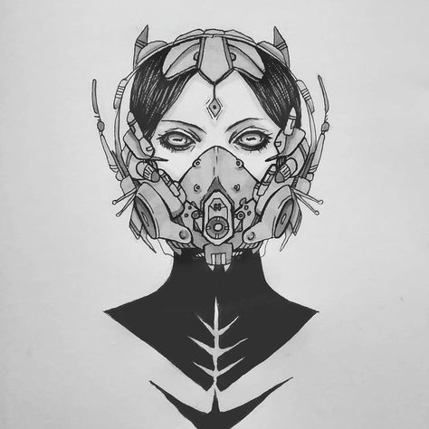 Cyberpunk by arnaerr Cyberpunk Drawing Sketch Simple, Cyberpunk Drawing Sketch, Cyberpunk Sketch, Cyberpunk Drawing, Olympic Icons, Cyberpunk Tattoo, Estilo Cyberpunk, Japan Tattoo Design, Japan Tattoo