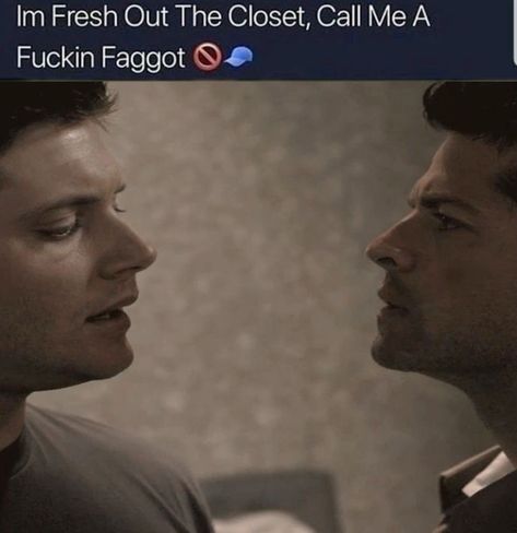 Destiel Aesthetic, Supernatural Jokes, Spn Memes, Supernatural Pictures, Supernatural Quotes, Supernatural Memes, Gay Memes, Love U Forever, Supernatural Fans