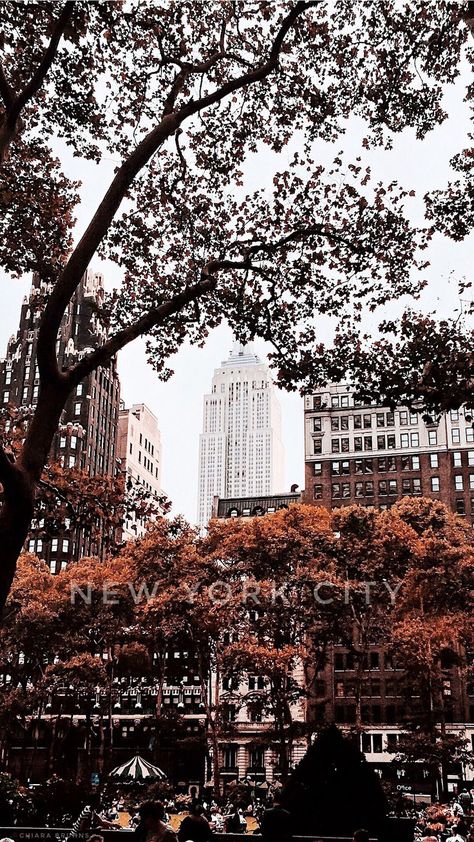 New York Fall Wallpaper Iphone, Fall In New York City Wallpaper, Fall City Wallpaper, Wallpaper Iphone Autumn, New York Iphone Wallpaper, Nyc Autumn, Iphone Wallpaper Inspirational, Wall Paper Iphone, Paper Iphone