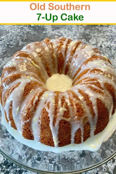 Old Southern 7-Up Pound Cake 7 Up Pound Cake, 7up Cake Recipe, 7 Up Cake, Southern Pound Cake, 7up Pound Cake, Cake Mix Recipe, Mexican Chicken And Rice, 7 Cake, Up Cake