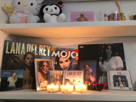 Lana Del Rey Shrine, Lana Shrine, Sweet Life Frank Ocean, Lana Core, Cd Aesthetic, Room Deco, Lily Rose Depp, Coney Island, Frank Ocean