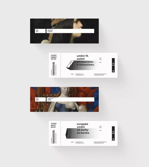 Exhibition Visual Identity, Art Labels Gallery, Branding Layout Design Visual Identity, Gallery Identity, Art Gallery Branding, Art Gallery Design, Exhibition Branding, Museum Ticket, Modern Exhibition