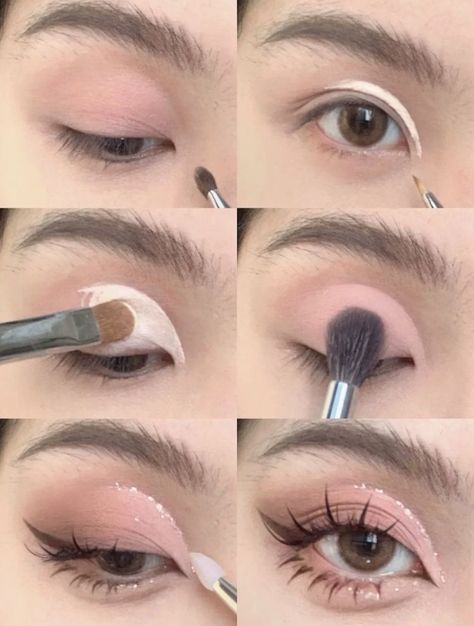 Eyeshadow Creative, Douyin Style, Gorgeous Eye Makeup, Membentuk Alis, Mekap Mata, Windows To The Soul, Pretty Eye Makeup, Bridal Eye Makeup, Doll Eye Makeup