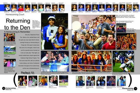 Lehman High School / Event / Homecoming spread Hoco Yearbook Spread, Homecoming Court Yearbook Spreads, Homecoming Graphic Design, Homecoming Yearbook Spreads, Yearbook Sports Spreads, Yearbook Design Layout, Teaching Yearbook, School Memories Scrapbook, Yearbook Inspiration