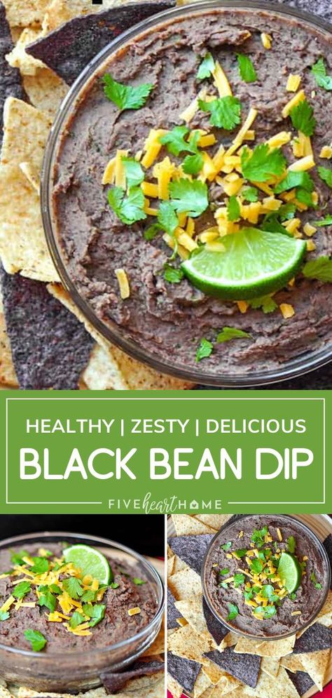 Healthy Bean Dip, Black Bean Dip Recipe, Vegan Dressings, Black Bean Hummus, Bean Chips, Mexican Dips, Raw Veggies, Bean Dip Recipes, Healthy Beans