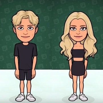 Cute Bitmoji Outfits Summer, Snapchat Bitmoji Couple, Matching Bitmojis, New Love Pic, Bitmoji Outfits Baddie, Cute Snapchat Bitmoji Ideas, Snapchat Avatar, Matching Bff, Bitmoji Ideas