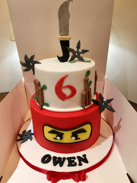 Lego Ninjago birthday cake Lego Ninjago Birthday Cakes, Ninja Lego Cake, Ninjago Birthday Cake, Ninja Birthday Cake, Ninjago Cake, Ninja Cake, Lego Ninjago Birthday, Ninjago Cakes, Ninjago Birthday Party