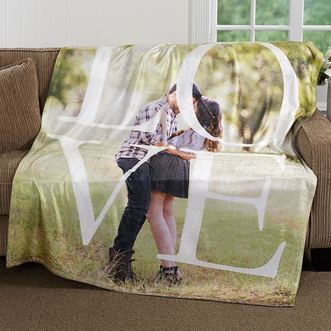 16883 - LOVE Personalized Photo Fleece Blanket Photo Shelf, Couples Blanket, Custom Photo Blanket, Picture Blanket, Ideas Hogar, Bath Gift, Love Photo, Bodo, Photo Blanket