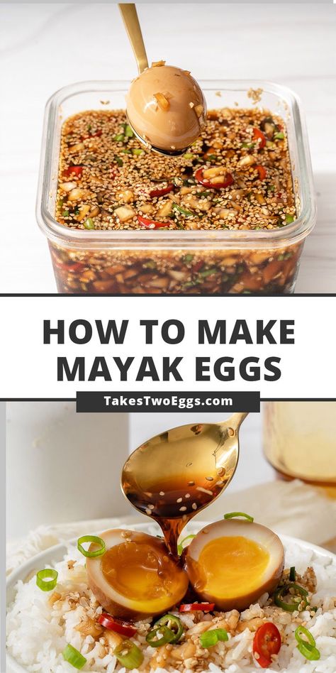 Asian Marinaded Egg, Korean Eggs And Rice, Mayak Eggs Korean Marinated Eggs, Marinated Ramen Egg, Korean Pickled Eggs, Soy Sauce Eggs Recipe, Korean Soy Marinated Eggs, Asian Eggs Recipes, Korean Soy Sauce Eggs