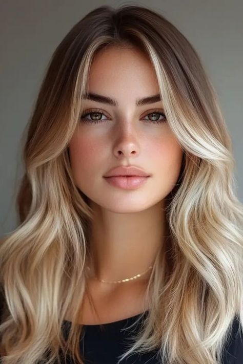 #fallblondehair #autumnblonde #blondehairinspo #fallhairtrends #blondebeauty #fallhaircolor #blondebombshell #fallhairgoals #blondehairstyles #fallhairinspiration #blondehairideas #fallhairmakeover #blondehairlove #fallhairfashion #blondehairdontcare #fallhairtransformation #blondehairgoals #fallhairvibes #blondehaircrush Blonde Shade For Neutral Skin Tone, Bold Blonde Hair Color Ideas, Long Caramel Blonde Hair, Honey Blonde Dimensional Hair, Golden Blonde Hair Dark Roots, Med Length Blonde Hair, Different Color Brown Hair, Best Hair Color For Pale Skin Brown Eyes, Honey Blonde Hair Styles