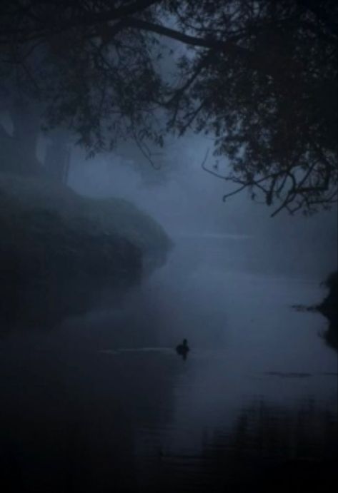 Pond At Night, Nature Core, Haunted Forest, Night Forest, Grey Skies, Blue Skies, Forest Green, At Night, Blue Sky