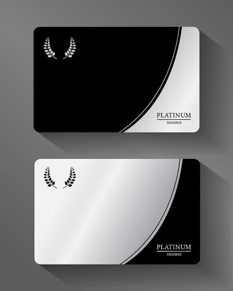 Vector Platinum member card Member Card Design Ideas, Vip Card Design, Loyalty Card Design, Btc Wallet, Platinum Card, Handmade Logo, Member Card, Vip Card, Intro Youtube