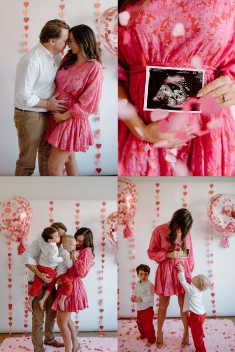 Valentines Pregnancy Announcement Photos, Baby Shower Reveal Ideas, Valentines Baby Announcement, Baby Reveal Photos, Creative Baby Announcements, Pregnancy Announcement Pictures, Valentines Pregnancy Announcement, Baby Announcement Photoshoot, Creative Pregnancy Announcement