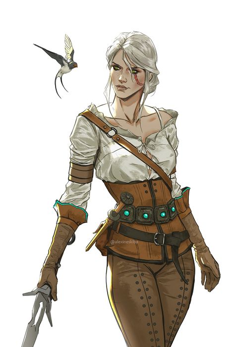 Aleksandra Skiba on Twitter: "Ciri the Swallow #witcher… " Witcher Oc, Ciri Witcher, Geralt And Ciri, Witcher Wallpaper, Ahri Wallpaper, The Witcher Game, The Witcher Wild Hunt, D&d Minis, Witcher Art