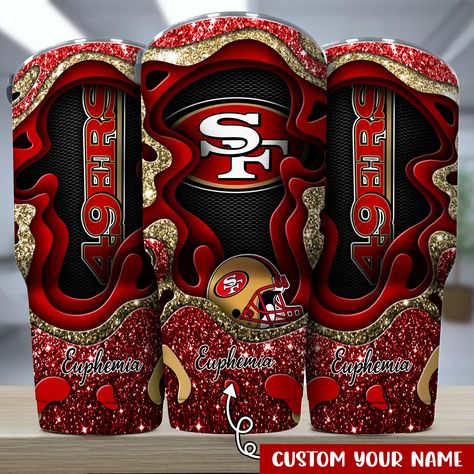 San Francisco 49ers NFL-Custom Tumbler For Sports Fan TU30727 Check more at https://fansatic.com/product/san-francisco-49ers-nflcustom-tumbler-for-sports-fan-tu30727-3014/ 49ers Tumbler Ideas, 49ers Tumbler, Beer Tap Handles, Sf 49ers, Sublimation Tumblers, Beer Taps, Tap Handles, Custom Tumbler, Coffee Tumbler