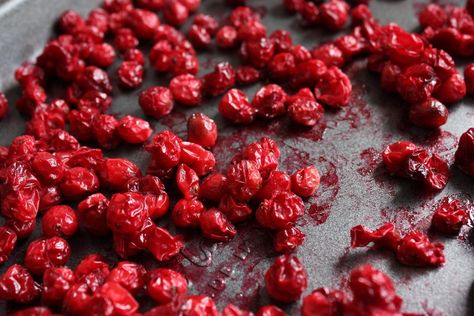 Forget the Sugar, Make Your Own Dried Cranberries This Season Dry Cranberries In Oven, Diy Dried Cranberries, Craisins Recipes Dried Cranberries, Dehydrate Cranberries, Dehydrating Cranberries, How To Dry Cranberries, Dry Cranberries, Cranberries Recipes, Dried Cranberries Recipes