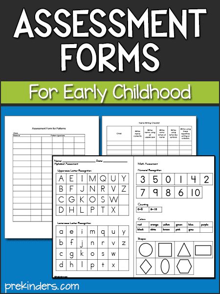 Pre-K Classroom Management Printables - PreKinders Prek Assessment Checklist, Assessment For Preschool, Large Group Activities Preschool, Assessments For Preschool, Prek Assessment, Preschool Assessment Forms, Letter Assessment, Kindergarten Assessment, Preschool Assessment