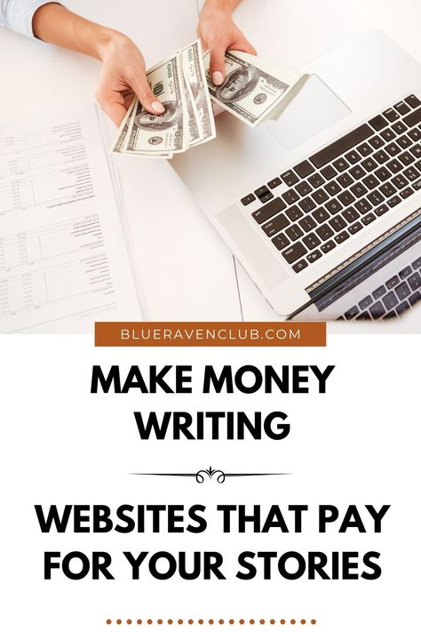 Got some spare time on your hands­? Are you eager to prove yourself as a writer­? Do you want to get your book published but it wouldn’t hurt you to make money writing in the meanwhile? #make_money_writing #writing_money #how_to_make_money_writing #make_money_online #websites_that_pay_you_to_write #sidehustle #writigsidehustle #makemoneyonline #onlinemoney #howtomakemoneyonline Flash Fiction Stories, Build A Portfolio, Writing Routine, Personal Essay, Writing Sites, Writing Websites, Blue Raven, Money Smart, Informative Essay