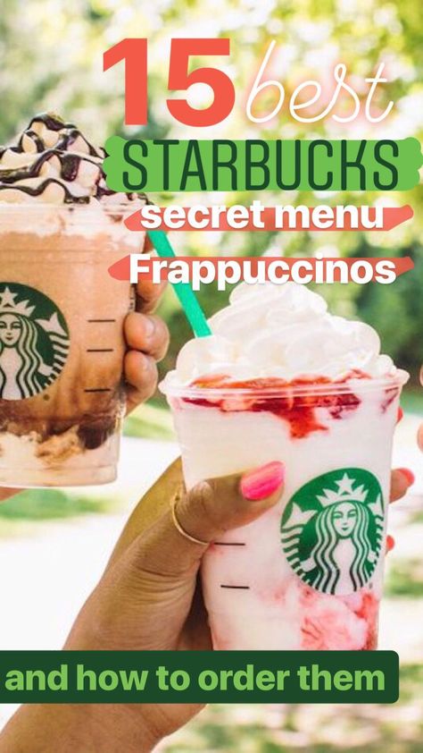 The 15 best Starbucks secret menu Frappuccinos and how to order them Halloween Starbucks Drinks, Frappuccino Flavors, Starbucks Frappuccino Recipe, Coffee Frappuccino, Secret Starbucks Recipes, Iced Starbucks Drinks, Secret Starbucks Drinks, Frappuccino Recipe, Secret Menu Items