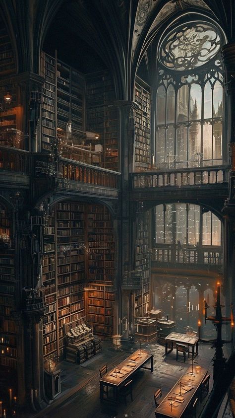 Istoria Artei, Forever Mine, Old Library, Library Aesthetic, Fantasy House, Fantasy City, Fantasy Castle, Fantasy Setting, Fantasy Places