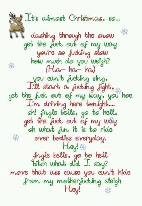 It's Almost Christmas, so ... Mean Things To Say, Funny Christmas Songs, Insulting Quotes, Funny Lyrics, Funny Quotes Wallpaper, Funny Mean Quotes, Christmas Songs Lyrics, Christmas Lyrics, Funny Day Quotes