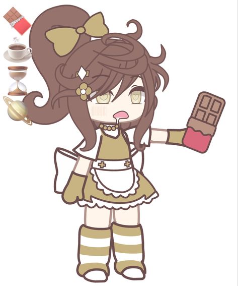 Kawaii Oc, Gachalife Oc, Girls Crafts, Gacha Nox, Girl Emoji, Gacha Ocs, Oc Gacha, Club Outfit Ideas, Gacha Oc