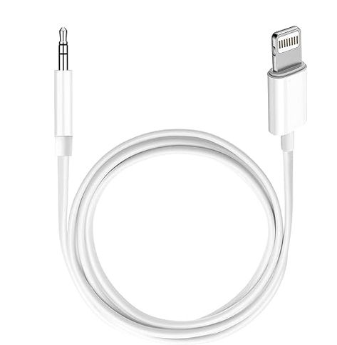 Amazon.com: (Apple MFi Certified) iPhone AUX Cord for iPhone,Lightning to 1/8 Inch Audio Cable,3.3ft, Headphone Jack Adapter Male Aux Stereo Audio Cable Compatible for iPhone 14/13/12/11/XR/X/8/7 (White) : Electronics Aux Cord, Audio Cable, Car Stereo, Christmas List, Cable, Audio, Electronics, Iphone, Collage