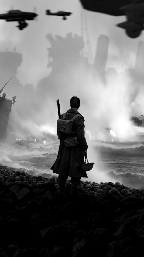 Dunkirk Wallpaper, Ww1 Art, Beautiful Cinematography, Wallpapers For Phone, Ww2 Posters, Ww2 Soldiers, Military Wallpaper, Military Drawings, Military Special Forces