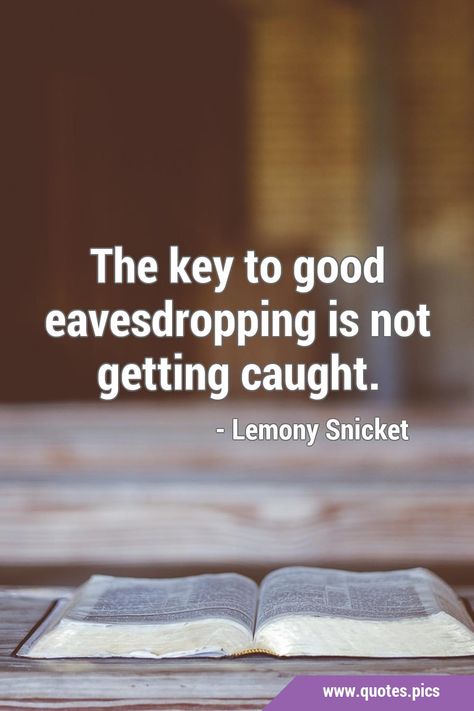 The key to good eavesdropping is not getting caught. #Gossip Eavesdropping Quotes, Creative Writing, Real Life, Key, Wise Words, Writing, Reading, How To Plan, Quotes