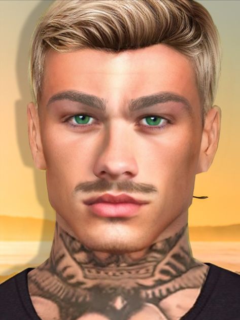 Sims 4 Moustache Cc, Sims4 Cc, Buzz Cut, Sims 4 Cc, Boy Hairstyles, White Boys, Sims Cc, Justin Bieber, The Sims