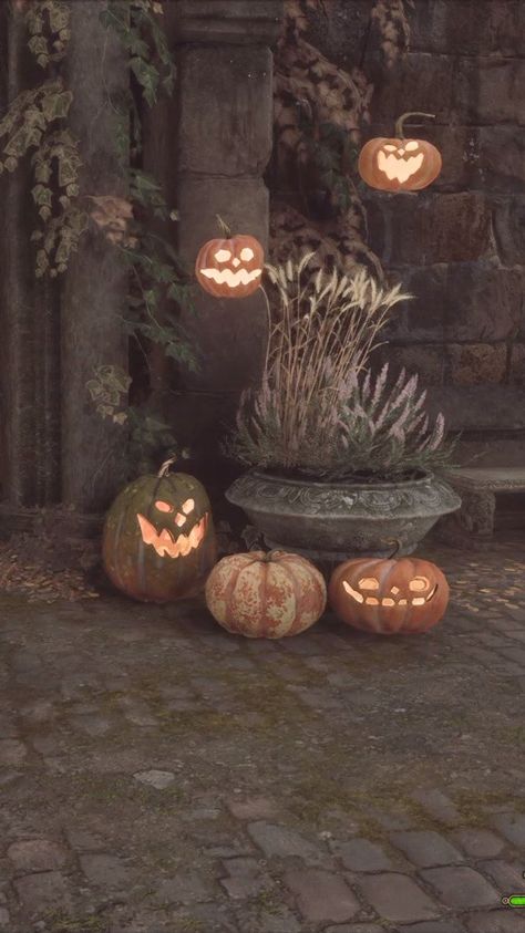 Hogwarts Legacy Halloween, Hogwarts Halloween Aesthetic, Hogwarts Pumpkin, Halloween Pumpkin Aesthetic, Pumpkin Aesthetic, Steam Games, Hufflepuff Aesthetic, Harry Potter Halloween, Hogwarts Legacy