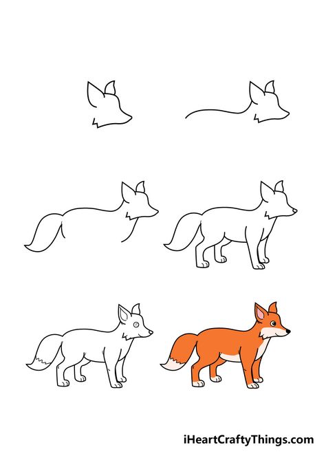 How to Draw A Fox – A Step by Step Guide Fox How To Draw, Fox Step By Step Drawing, Fox Drawing Easy Step By Step, How To Draw A Fox Step By Step, Draw Fox Easy, How To Draw A Fox Easy, Fox Drawing Step By Step, Fox Simple Drawing, Fox Easy Drawing