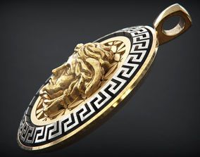 Medusa Pendant, Medusa Head, 3d Printable, Print Models, 3d Animation, 3d Print, 3d Printing, Versace, Platinum